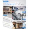 imageEnsenior 10 Pack 8 FT Led Shop Lights 6000K Clear White 10000LM Super Bright 72W Equivalency 936W Commercial Bay Lighting UShaped Linkable Shop Lights Plug in for Garage Workshop FCC Certified6000K