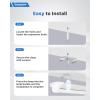 imageEnsenior 10 Pack 8 FT Led Shop Lights 6000K Clear White 10000LM Super Bright 72W Equivalency 936W Commercial Bay Lighting UShaped Linkable Shop Lights Plug in for Garage Workshop FCC Certified6000K