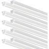 imageEnsenior 10 Pack 8 FT Led Shop Lights 6000K Clear White 10000LM Super Bright 72W Equivalency 936W Commercial Bay Lighting UShaped Linkable Shop Lights Plug in for Garage Workshop FCC Certified5000K