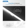 imageEnsenior 10 Pack 8 FT Led Shop Lights 6000K Clear White 10000LM Super Bright 72W Equivalency 936W Commercial Bay Lighting UShaped Linkable Shop Lights Plug in for Garage Workshop FCC Certified6000K