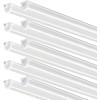 imageEnsenior 10 Pack 8 FT Led Shop Lights 6000K Clear White 10000LM Super Bright 72W Equivalency 936W Commercial Bay Lighting UShaped Linkable Shop Lights Plug in for Garage Workshop FCC Certified6000K