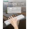 imageEnsenior 12 Inch Hand Wave Motion Sensor LED Under Cabinet Lighting with Hardwired or Plugin Installation Dimmable Under Counter Lights with 24G Wireless Control for Kitchen 5CCT 120V 8W 500LM2 Pack