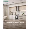 imageEnsenior 12 Inch Hand Wave Motion Sensor LED Under Cabinet Lighting with Hardwired or Plugin Installation Dimmable Under Counter Lights with 24G Wireless Control for Kitchen 5CCT 120V 8W 500LM1 Pack