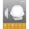imageEnsenior 12 Pack 4 inch 5CCT LED Gimbal Led Recessed Light with Junction Box 36090 Adjustable Directional Eyeball Lighting Dimmable 2700K3000K3500K4000K5000K 950LM 10W85WETLampampFCC6 Inch
