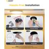 imageEnsenior 12 Pack 6 Inch LED Recessed Ceiling Light Dimmable 2700K5000K 5CCT 1200LM 12W 120V High Brightness Canless Wafer Downlight  ETLampampFCCampampIC6000k  Clear White