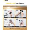 imageEnsenior 12 Pack 6 Inch LED Recessed Ceiling Light Dimmable 2700K5000K 5CCT 1200LM 12W 120V High Brightness Canless Wafer Downlight  ETLampampFCCampampIC5000k4000k3500k3000k2700k  5cct White