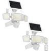 imageEnsenior 1800LM Solar Flood Lights Outdoor Motion Sensor Outdoor Light 6500K IP65 Waterproof Separate Solar Panel Solar Security Light with 5 Sensor Modes and 3 Adjustable Head for Yard BlackWhite