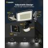 imageEnsenior 1800LM Solar Flood Lights Outdoor Motion Sensor Outdoor Light 6500K IP65 Waterproof Separate Solar Panel Solar Security Light with 5 Sensor Modes and 3 Adjustable Head for Yard BlackBlack