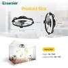 imageEnsenior 20 Low Profile Ceiling Fans with Lights and Remote Fandelier Ceiling Fan Flush Mount APP Control 6 Speed ampamp 3000K6500K Stepless Dimmable Small Ceiling Fan with Light for Bedroom  BlackBlack