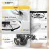 imageEnsenior 20 Low Profile Ceiling Fans with Lights and Remote Fandelier Ceiling Fan Flush Mount APP Control 6 Speed ampamp 3000K6500K Stepless Dimmable Small Ceiling Fan with Light for Bedroom  BlackBlack