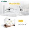 imageEnsenior 20 Low Profile Ceiling Fans with Lights and Remote Fandelier Ceiling Fan Flush Mount APP Control 6 Speed ampamp 3000K6500K Stepless Dimmable Small Ceiling Fan with Light for Bedroom  BlackWhite
