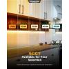 imageEnsenior 24 Inch LED Under Cabinet Lighting Hardwired 5CCT 14W 930LM 2700K3000K3500K4000K5000K Wired Under Cabinet Lights Dimmable Under Counter Lights for Kitchen FCC 1 Pack2 Pack