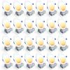 imageEnsenior 24 Pack 6 Inch LED Recessed Ceiling Light Dimmable 2700K5000K 5CCT 1200LM 12W 120V High Brightness Canless Wafer Downlight  ETLampampFCCampampIC5000k4000k3500k3000k2700k  5cct White