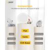 imageEnsenior 4 Inch LED Can Lights 4 Pack Dimmable Retrofit Led Recessed Lighting 5CCT Adjustable Color Temperature 2700K5000K 7W77W 700LM IC ampamp Damp Rated FCC4 Inch