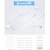 imageEnsenior 4 Pack Linkable Led Shop Light 4ft for Garage 4400 High Lumens 36W Equivalent 280W 5000K Daylight 48 Inch Utility Surface or Hanging Mount Fixtures White ETL CertifiedWhite
