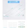 imageEnsenior 4 Pack Linkable Led Shop Light 4ft for Garage 4400 High Lumens 36W Equivalent 280W 5000K Daylight 48 Inch Utility Surface or Hanging Mount Fixtures White ETL CertifiedWhite