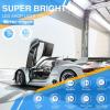 imageEnsenior 4FT LED Shop Lights with Reflector 6Pack Linkable 5000K Daylight Integrated Fixture for Garage ampamp Workbench Surface ampamp Hanging Mount 4400lm 36W White ETL Certified
