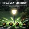 imageEnsenior 8Pack Solar Lights Outdoor Auto ONOff 6500K LED Solar Garden Lights for Pathway Yard Patio Walkway Planter Waterproof EnergyEfficient Landscape LightingWarm White
