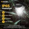 imageEnsenior 8Pack Solar Lights Outdoor Auto ONOff 6500K LED Solar Garden Lights for Pathway Yard Patio Walkway Planter Waterproof EnergyEfficient Landscape LightingCool White