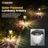 imageEnsenior 8Pack Solar Lights Outdoor Auto ONOff 6500K LED Solar Garden Lights for Pathway Yard Patio Walkway Planter Waterproof EnergyEfficient Landscape LightingWarm White