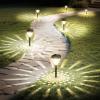 imageEnsenior 8Pack Solar Lights Outdoor Auto ONOff 6500K LED Solar Garden Lights for Pathway Yard Patio Walkway Planter Waterproof EnergyEfficient Landscape LightingWarm White