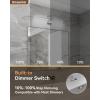 imageEnsenior Modern Bathroom Vanity Light 32 inch Builtin Dimmer 185W Dimmable 5CCT Led Bath Lights Black Bar Vanity Light for Bathroom Mirror Cabinets BedroomFCC CertificatedMatte Grey