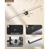 imageEnsenior Modern Bathroom Vanity Light 32 inch Builtin Dimmer 185W Dimmable 5CCT Led Bath Lights Black Bar Vanity Light for Bathroom Mirror Cabinets BedroomFCC CertificatedBlack