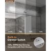 imageEnsenior Modern Bathroom Vanity Light 32 inch Builtin Dimmer 185W Dimmable 5CCT Led Bath Lights Black Bar Vanity Light for Bathroom Mirror Cabinets BedroomFCC CertificatedMatte Grey