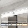 imageEnsenior Modern Bathroom Vanity Light 32 inch Builtin Dimmer 185W Dimmable 5CCT Led Bath Lights Black Bar Vanity Light for Bathroom Mirror Cabinets BedroomFCC CertificatedMatte Grey