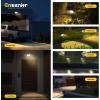 imageEnsenior Solar Spotlights Outdoor Brightness Adjustable 3000K LED Solar Garden Lights 56 LEDs Solar Powered Landscape Lights Auto ONOff Waterproof for YardGardenPathway  6 PackWarm White