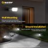 imageEnsenior Solar Spotlights Outdoor Brightness Adjustable 3000K LED Solar Garden Lights 56 LEDs Solar Powered Landscape Lights Auto ONOff Waterproof for YardGardenPathway  6 PackCool White