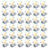 imageEnsenior 36 Pack 4 Inch LED Recessed Light Dimmable 2700K5000K 5CCT 750LM High Brightness 9W 120V Damp Rated UltraThin Canless Wafer Ceiling Light  ETL ampamp FCC ampamp IC4 Inch