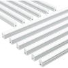 imageEnsenior 8Pack T5 LED Shop Lights 4FT 2000LM 6500K Super Bright White Integrated Single Fixture 20W Linkable Utility Commercial Lighting for GymGarageCeilingUnder Cabinet Plug ampamp Play4FTpack of 12