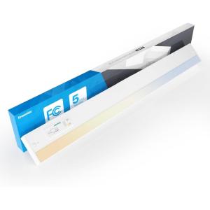 imageEnsenior 24 Inch LED Under Cabinet Lighting Hardwired or Plugin Installation 5CCT Color Selectable  2700K3000K3500K4000K5000K Dimmable Under Counter Lights for Kitchen FCC 120V 14W 930LM18 Inch