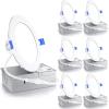 imageEnsenior 6 Pack 6 Inch LED Recessed Light Dimmable 3000K5000K 3CCT 1050LM High Brightness 12W 120V Damp Rated UltraThin Canless Wafer Ceiling Light  ETL ampamp FCC ampamp IC5000k  Daylight
