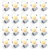 imageEnsenior 20 Pack 6 Inch LED Recessed Light Dimmable 2700K5000K 5CCT 1200LM High Brightness 12W 120V Damp Rated ERL12XETL UltraThin Canless Wafer Light  ETL ampamp FCC ampamp IC6 Inch