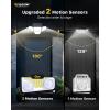 imageEnsenior Solar Lights Outdoor IP65 Waterproof Motion Sensor Outdoor Light with Remote Control 279 LED 4 Heads Solar Security Light with 4 Mode 270 Wide Angle Solar Flood Light for Outside 2 Packs3 Pack