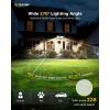 imageEnsenior Solar Motion Lights Outdoor 228 LED Solar Security Lights with Remote Control IP65 Waterproof 3 Heads Flood Light with 4 Modes 270 Wide Angle Motion Sensor Light Outside  2 Packs4 Pack
