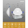 imageEnsenior 6 Pack 6 inch LED Eyeball Recessed Lighting 36090 Rotatable and 2700K5000K Selectable Dimmable Gimbal Recessed Lights Canless Angled Adjustable Ceiling Downlight 1300LM 13W115WFCC12 Pack