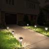 imageEnsenior 6Pack Solar Lights Outdoor 1677quot 3000K LED Solar Garden Lights for Pathway Yard Patio Walkway Planter Waterproof EnergyEfficient Landscape LightingWarm White