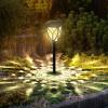 imageEnsenior 6Pack Solar Lights Outdoor 1677quot 3000K LED Solar Garden Lights for Pathway Yard Patio Walkway Planter Waterproof EnergyEfficient Landscape LightingWarm White