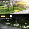 imageEnsenior Solar Pathway Lights Outdoor 8Pack Adjustable Height LED Lights Outdoor Waterproof IP65 for Garden Landscape Auto OnOff Solar Powered Yard Lights for Walkway Warm WhiteCool White