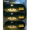 imageEnsenior Solar Pathway Lights Outdoor 8Pack Adjustable Height LED Lights Outdoor Waterproof IP65 for Garden Landscape Auto OnOff Solar Powered Yard Lights for Walkway Warm WhiteWarm White