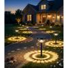 imageEnsenior Solar Pathway Lights Outdoor 8Pack Adjustable Height LED Lights Outdoor Waterproof IP65 for Garden Landscape Auto OnOff Solar Powered Yard Lights for Walkway Warm WhiteWarm White