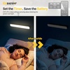 image:image5W Rechargeable Motion Sensor Light Bar 2000mAh Dimmable Under Cabinet Lighting Wireless with Digital Battery Display 130 Rotatable Magnetic Closet Lights Remote Control Stick on Lights DormNo Sensor  2Pack