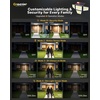 image:imageUpgrade Solar Lights Outdoor 3000LM Motion Sensor Outdoor Light with Dual Sensors 279 LED 4 Heads Security Solar Flood Lights 4 Modes with Memory Function IP65 Waterproof for Yard Garage Fence 2PUpgrade 2 Pack