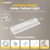 image:imageHardwired Under Cabinet Lighting 24 Inch 14W LED Under Cabinet Lights Linkable up to 20 Units via 15inch Cable 5 CCT amp 4Way Dimmable Under Counter Lights for Kitchen Builtin Switch CRIgt90 FCC1 Pack