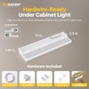 image:imageHardwired Under Cabinet Lighting 24 Inch 14W LED Under Cabinet Lights Linkable up to 20 Units via 15inch Cable 5 CCT amp 4Way Dimmable Under Counter Lights for Kitchen Builtin Switch CRIgt90 FCC2 Pack