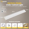 image:imageHardwired Under Cabinet Lighting 24 Inch 14W LED Under Cabinet Lights Linkable up to 20 Units via 15inch Cable 5 CCT amp 4Way Dimmable Under Counter Lights for Kitchen Builtin Switch CRIgt90 FCC2 Pack