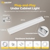 image:imageLED Under Cabinet Lighting Plug in or Hardwired 24 Inch 14W Under Counter Lights for Kitchen Builtin Switch 5 CCT 2700K5000K amp 4Level Dimmable 2 Linkable Ways up to 20 Units CRI 90 FCC1 Pack